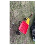 two spreaders one manual one with hitch