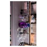 miscellaneous glassware vases jars