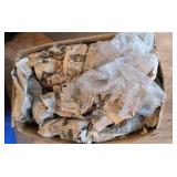 Large box of wine glasses