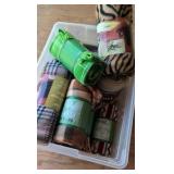 box of throw fleece as pictured new