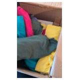 Large box of cotton tees of varieties and colors