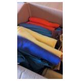 box of sweatshirts