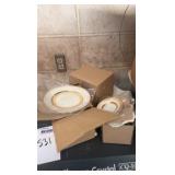 A lot of various China plates