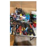 Mixed Tool & Garage Lot – Hammers, Hand Tools, Adhesives, Hardware & More