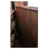 wooden shelf