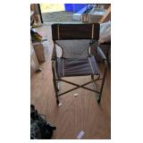 collapsible chair with table
