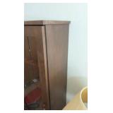wooden gun case with drawer