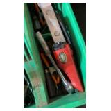 Tote and assortment of tools