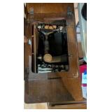 vintage singer sewing machine table