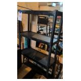 collapsed collapsible shelving unit