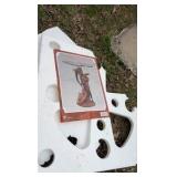 wild West glass end table