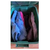 11 boxes of shirts, blankets, sweatshirts miscellaneous overstock