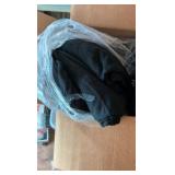 two boxes of sweatshirts
