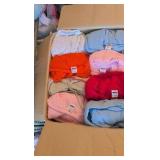 box of hoodies