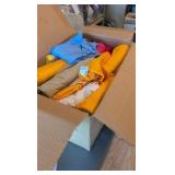 box of t-shirts