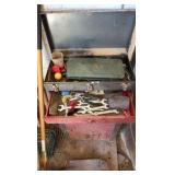 Full toolbox with miscellaneous tools.