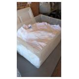 box of Gildan t-shirts
