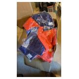 2 Boxes - Orange, Black, Purple print ted T-shirts