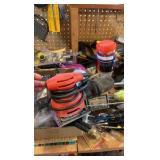 Shop Tool Bundle – Sander, Wagner Heat Gun (New), Grease Guns, Black & Decker Saw