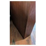 wooden shelf