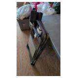 collapsible chair with table