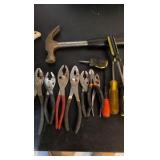 wrenches screwdrivers hammers large assortment