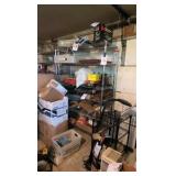 storage shelf stainless steel on wheels