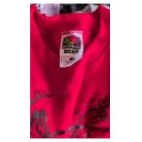 Large lot of new sweatshirts with graphics