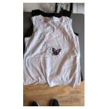 Lot of bedazzled ladies tank tops of multiple colors