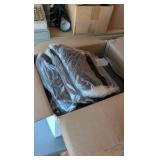 box of Port authority clothing
