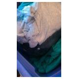 bin of sweatshirts