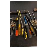 wrenches screwdrivers hammers large assortment
