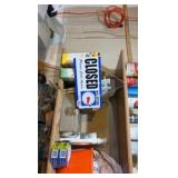 shelf contents including:- various scrubbing- bug killing- ice packs- acrylic primer- spray adhesive- bone meal