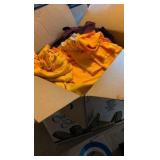 box of v-neck Dri-Fit shirts