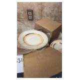 A lot of various China plates
