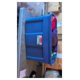 bin of sweatshirts