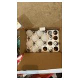 Large Bulk Lot LED & Halogen Light Bulbs – Assorted Types, New & Partial Packs