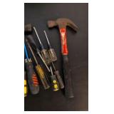 wrenches screwdrivers hammers large assortment