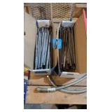 catch all anchor spikes, paint brushes, plumbing connector, yard flakes and more