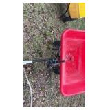 two spreaders one manual one with hitch