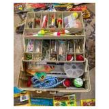 Fishing Tackle Lot – Plano Tackle Boxes, Lures, Line, Leatherman Multi-Tool & Accessories
