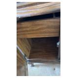 vintage wooden hutch