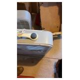 two white box fans untested