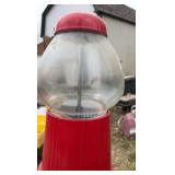 coin operated candy dispersement machine stand