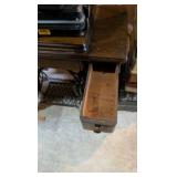 vintage singer sewing machine table