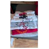 Large lot of new sweatshirts with graphics