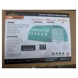 20 x 10 x 7 Ft  Walk-In Tunnel Greenhouse | LandHonor | 2026 | Unused | LHR-GH2010