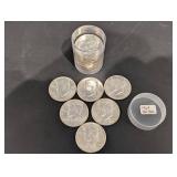 1964 Kennedy Half Dollar BU Roll - Brilliant Uncirculated, 20 Coins