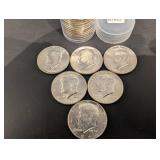 1964 Kennedy Half Dollar BU Roll - Brilliant Uncirculated 90% Silver US Coins