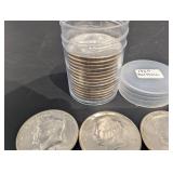 1964 Kennedy Half Dollar BU Roll - Brilliant Uncirculated 90% Silver US Coins